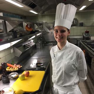 Portrait de Cécile Panchaud, lauréate du Grand Prix gastronomique Joseph Favre. [RTS - Pauline Seiterle]