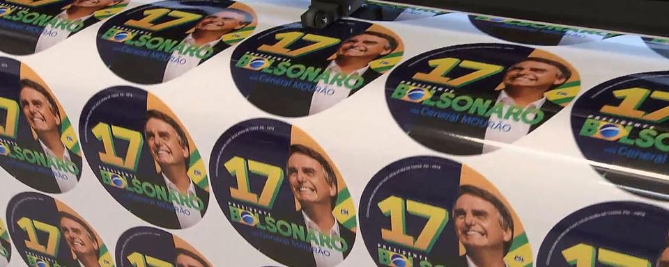 Au premier tour, Jair Bolsonaro a recueilli 46% des voix. [RTS]