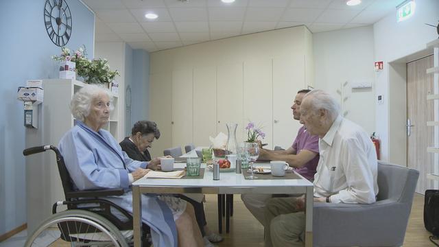 Des patients de l'unité d'hospitalisation de la maison de santé d'Onex. [RTS - DR]