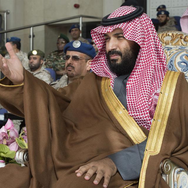 Le prince héritier Mohammed ben Salmane, le 21 février 2018. [AFP - Bandar Al-Jaloud/Saudi Royal Palace]