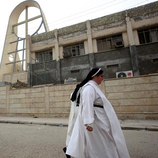 Le site mesopotamiaheritage.org prépare une notice sur la cathédrale Sayidat al Nejat à Bagdad. [AFP - Ahmad Al-Rubaye]