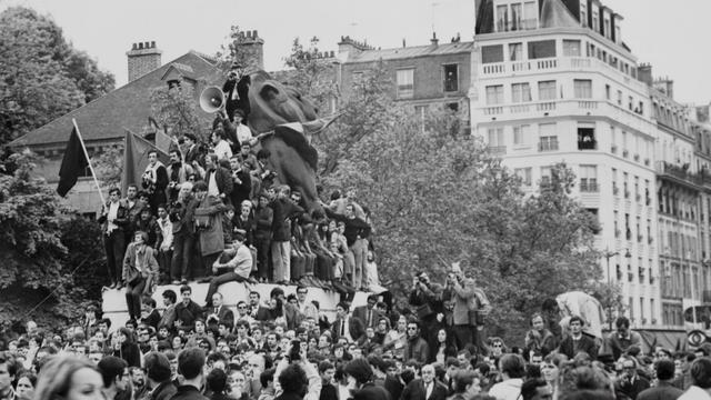 La révolte de Mai 68 à Paris. [Keystone - EPA/PREFECTURE DE POLICE MUSEUM]