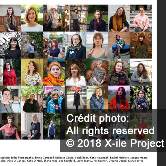 Une cinquantaine d'Irlandaises témoignent dans le cadre d'un projet photographique publié sur internet. [© 2018 X-ile Project]
