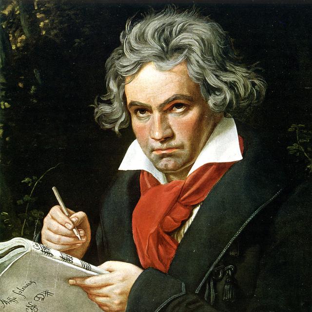 Portrait de Ludwig van Beethoven (1770-1827) par le peintre Joseph Karl Stieler (1781-1858). [AFP - Collection Roger-Viollet]