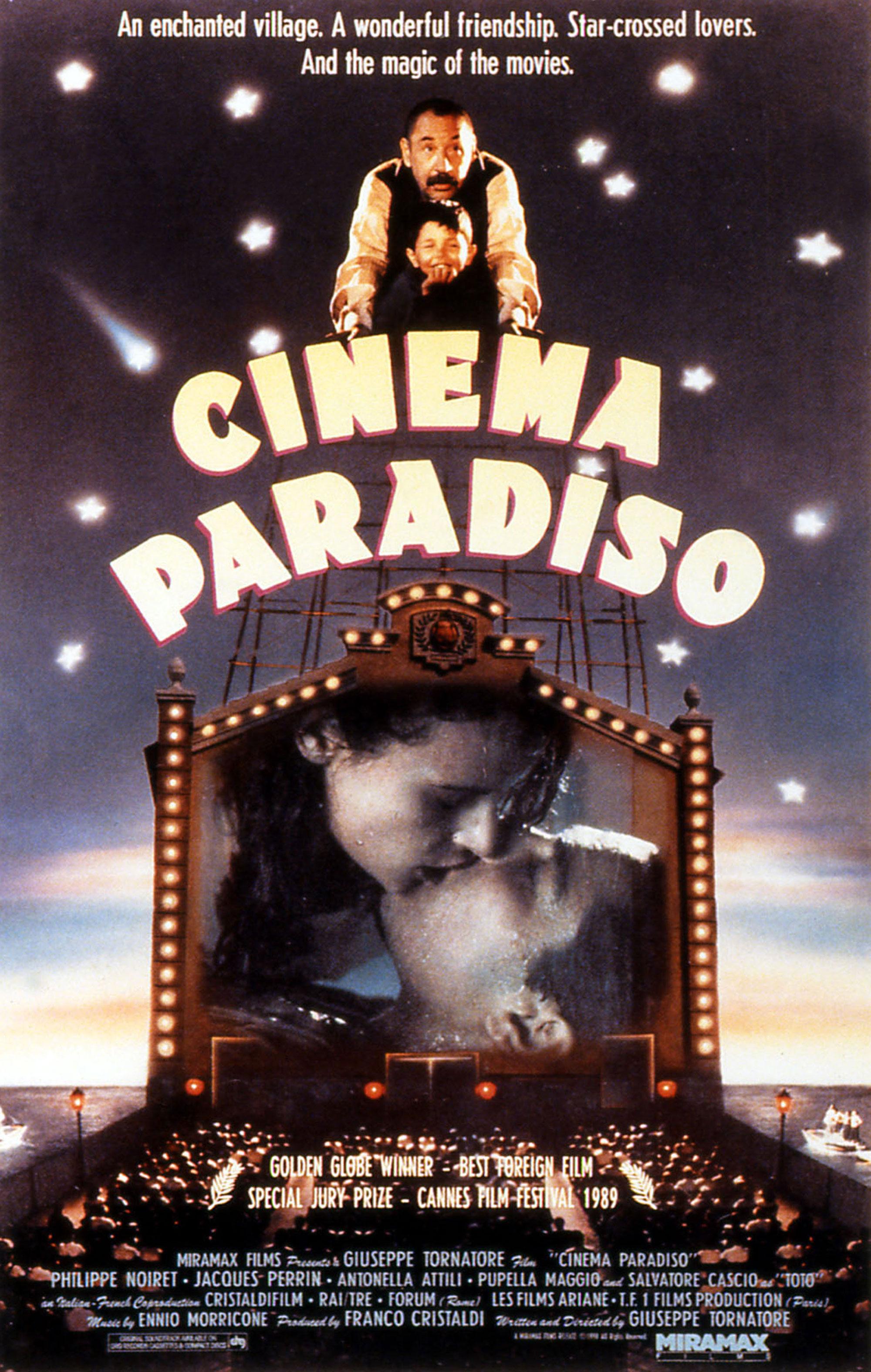Une des affiches du film "Cinéma Paradiso". [Les Films Ariane / Collection ChristopheL / AFP]
