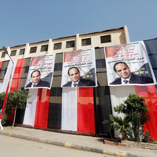 Des affiches du président égyptien Abdel Fattah al-Sissi. [Reuters - Amr Abdallah Dalsh]
