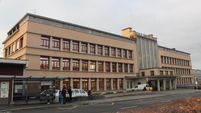 Bâtiment de l'Ecole des Métiers de Lausanne (ETML). [RTS]