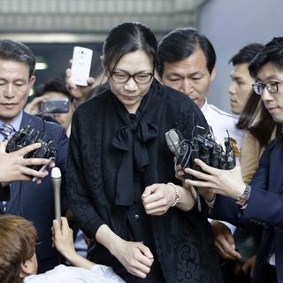 Cho Hyun ah, fille du propriétaire de Korean Air, avait déjà fait scandale en 2015. [AP/Keystone - Lee Jin-man]