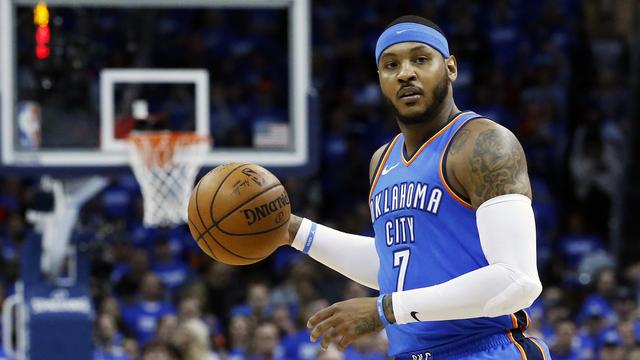 Carmelo Anthony se lance un nouveau défi en rejoignant les Rockets. [Sue Ogrocki]