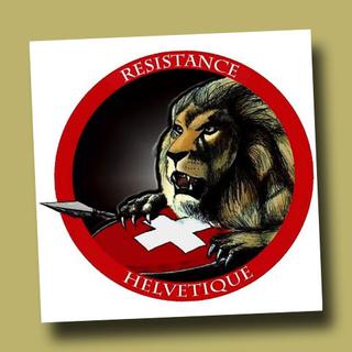 Le logo du mouvement Résistance helvétique. [Twitter]