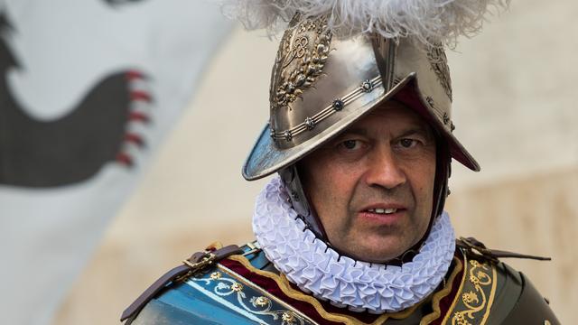 Le commandant de la Garde suisse pontificale Christoph Graf. [Keystone - Gabriele Putzu]