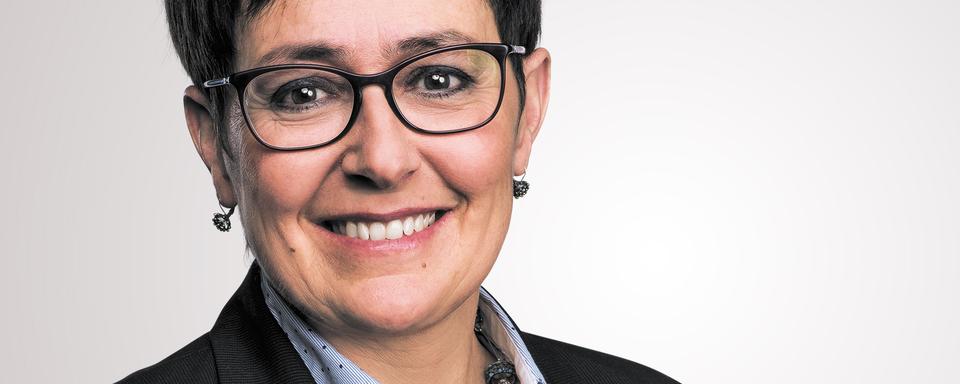 La députée valaisanne Chantal Voeffray-Barras (PDC), présidente du comité de "Solidarité Femmes Valais". [PDC Valais]