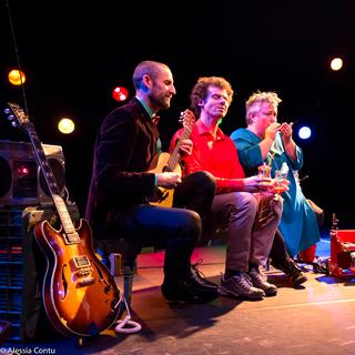 Le trio Daisy Tambour, Olivier Thomas, Catherine Delaunay, Laurent Rousseau. [Tomassenko - Alessia Contu]