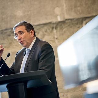 Le conseiller d'Etat vaudois Pascal Broulis. [KEYSTONE - Jean-Christophe Bott]