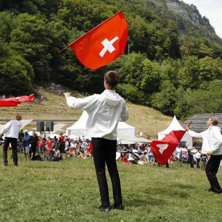La Fête nationale, l'occasion de revenir sur l'identité suisse. [Keystone - Peter Klaunzer]