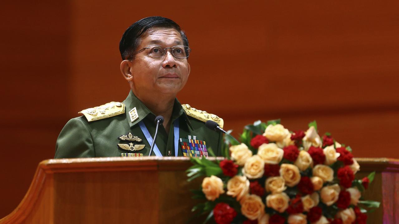 Le chef de l'armée birmane, Min Aung Hlaing, photographié en juillet 2018. [AP/Keystone - Aung Shine Oo]