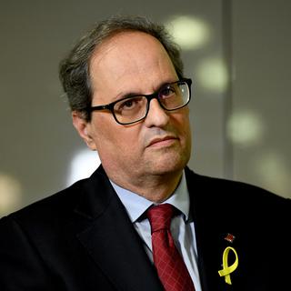 Le président de la Catalogne Quim Torra. [KEYSTONE/DPA - Britta Pedersen]