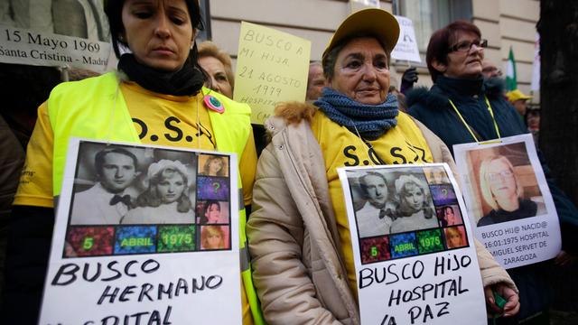 Protestation devant le ministère public espagnol à Madrid en janvier 2014. [Reuters - Andrea Comas]