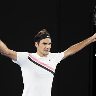 Roger Federer continue son petit bonhomme de chemin à Melbourne. [Mast Irham]