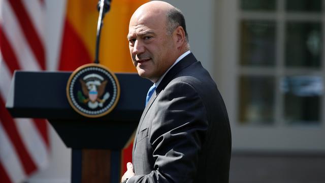 Ce n'est pas la première fois que Gary Cohn était en désaccord avec Donald Trump. [Reuters - Joshua Roberts]