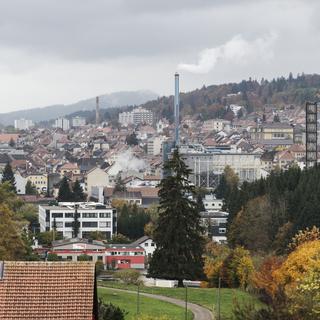 Une vue de la ville de La Chaux-de-Fonds, ici photographiée en 2013. [KEYSTONE - Christian Beutler]