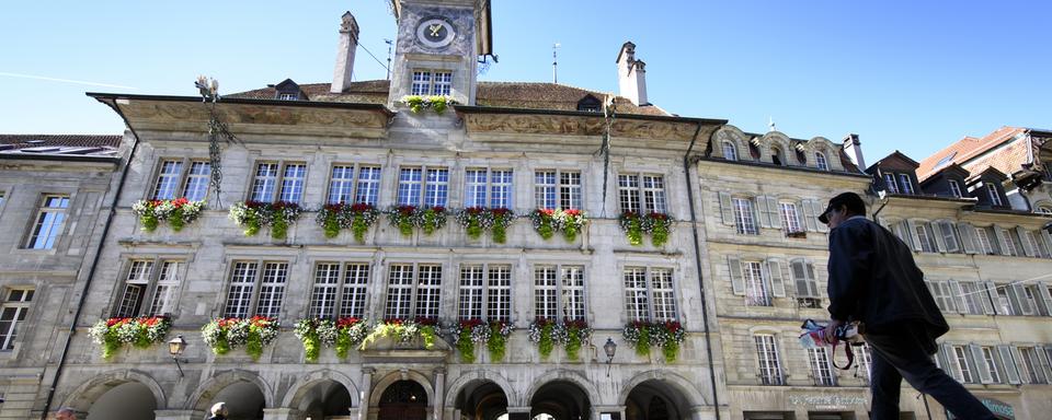 L'Hôtel de Ville, siège des autorités communales lausannoises. [Keystone - Laurent Gillieron]