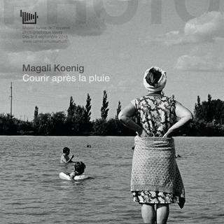 Affiche de l'exposition "Courir après la pluie" de Magali Koenig, à Vevey. [cameramuseum.ch - DR]