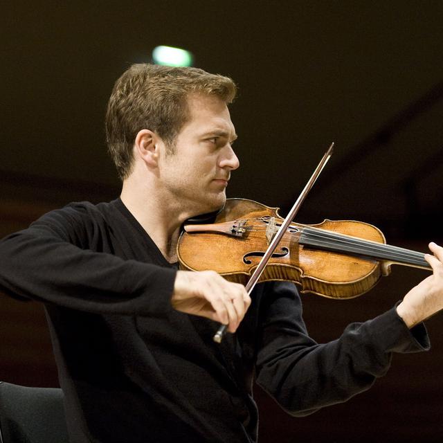 Le violoniste Renaud Capuçon à la salle Pleyel en octobre 2008. [AFP - Fred Toulet]