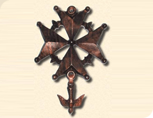 Une croix huguenote, symbole de ralliement des protestants. [DR - Musée du Désert]