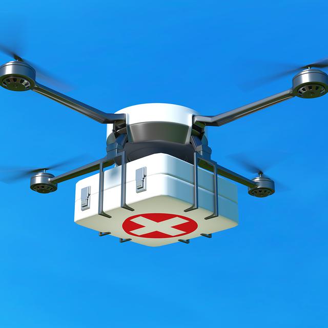 Les drones peuvent avoir des utilisations médicales.
Robert Bednarik
Fotolia [Robert Bednarik]