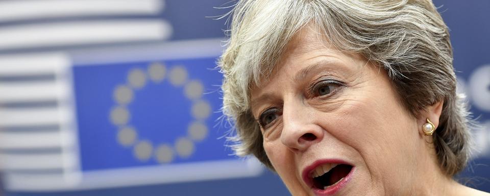 La Première ministre britannique Theresa May. [AP/Keystone - Geert Vanden Wijngaert]