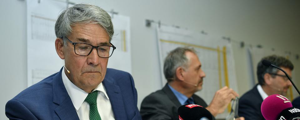 Urs Schwaller, président du conseil d'administration de La Poste. [Keystone - Walter Bieri]