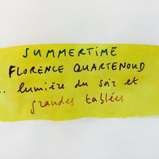 Visuel de l'émission Anticyclone, séquence Summertime sur Florence Quartenoud. [Florence Grivel / RTS - Florence Grivel]