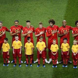 L'équipe belge de football. [AFP - Saeed Khan]