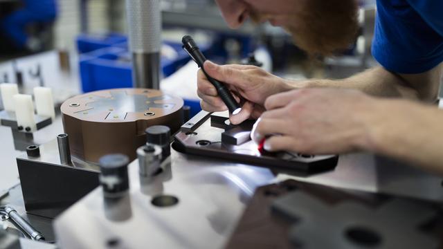 L'industrie suisse des machines. [Keystone - Gaëtan Bally]