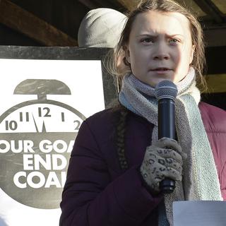L'activiste écologiste Greta Thunberg, 15 ans, a fait parler d'elle sur les réseaux sociaux. [AP Photo/Keystone - Alik Keplicz]
