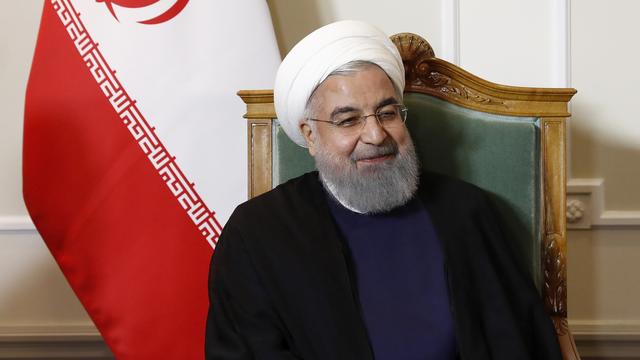 Le président iranien Hassan Rohani. [Keystone - Peter Klaunzer]