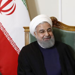 Le président iranien Hassan Rohani. [Keystone - Peter Klaunzer]