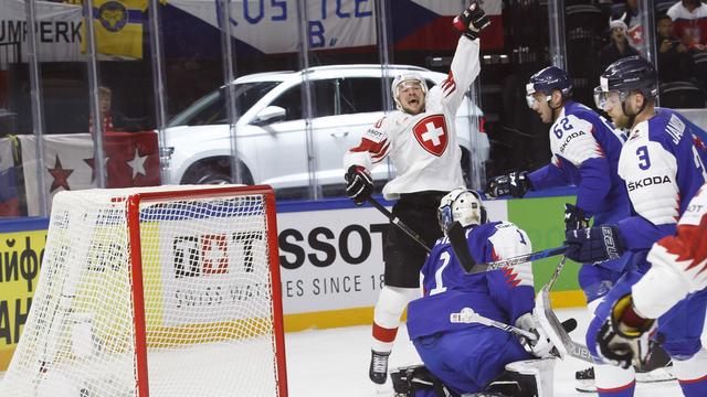 Tristan Scherwey a débloqué le score à la 12e. [Salvatore Di Nolfi]