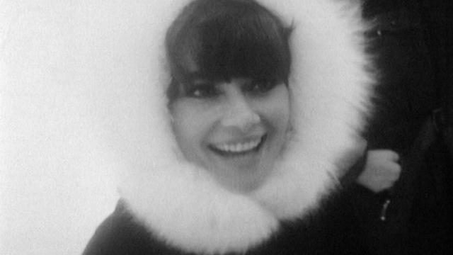 Audrey Hepburn aux JO de Grenoble. [RTS]