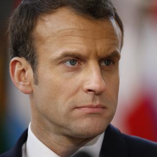La popularité d'Emmanuel Macron a chuté de 4 points en février. [EPA/Keystone - Julien Warnand]