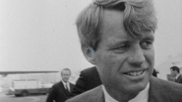 Le sénateur Bob Kennedy, peu avant sa mort en 1968. [RTS]