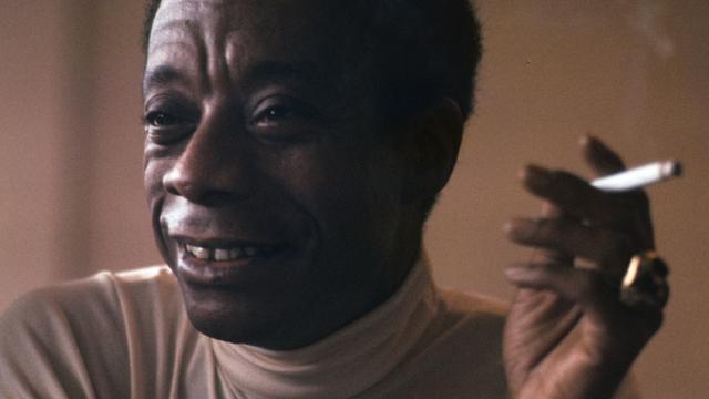 James Baldwin, écrivain américain, en 1972. [Roger-Viollet/AFP - Jean-Pierre Couderc]