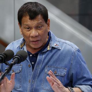 Le président philippin Rodrigo Duterte. [AP/Keystone - Bullit Marquez]
