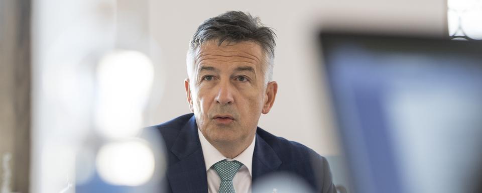 Le sénateur Hans Wicki milite en faveur d'un siège au Conseil fédéral pour la Suisse centrale. [Keystone - Urs Flüeler]