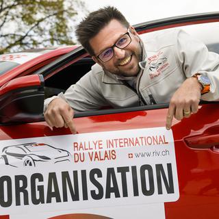 Cédric Borboën, directeur général du Rallye international du Valais. [Keystone - Jean-Christophe Bott]