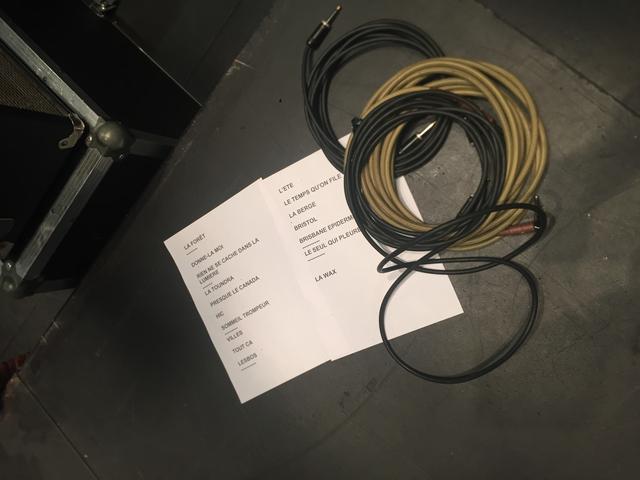 Setlist du concert du Roi Angus au Casino-Théâtre de Genève, le 8 février 2018. [RTS - Olivier Horner]