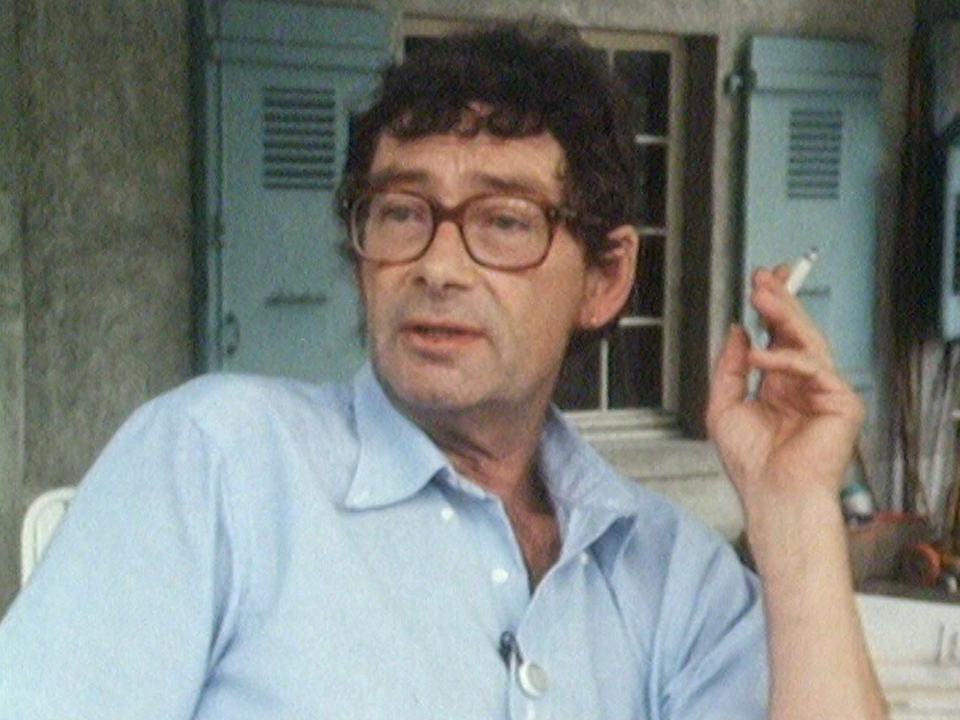 Nicolas Bouvier en 1984. [RTS]