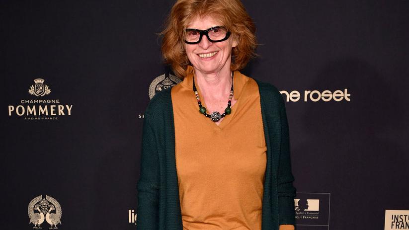 La réalisatrice Claire Simon lors de la Berlinale 2018. [Keystone - Jens Kalaene]