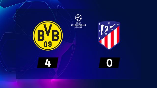 3e journée, B. Dortmund - Atletico Madrid (4-0): le résumé de la rencontre